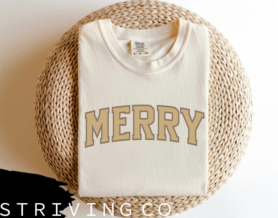 MERRY tee