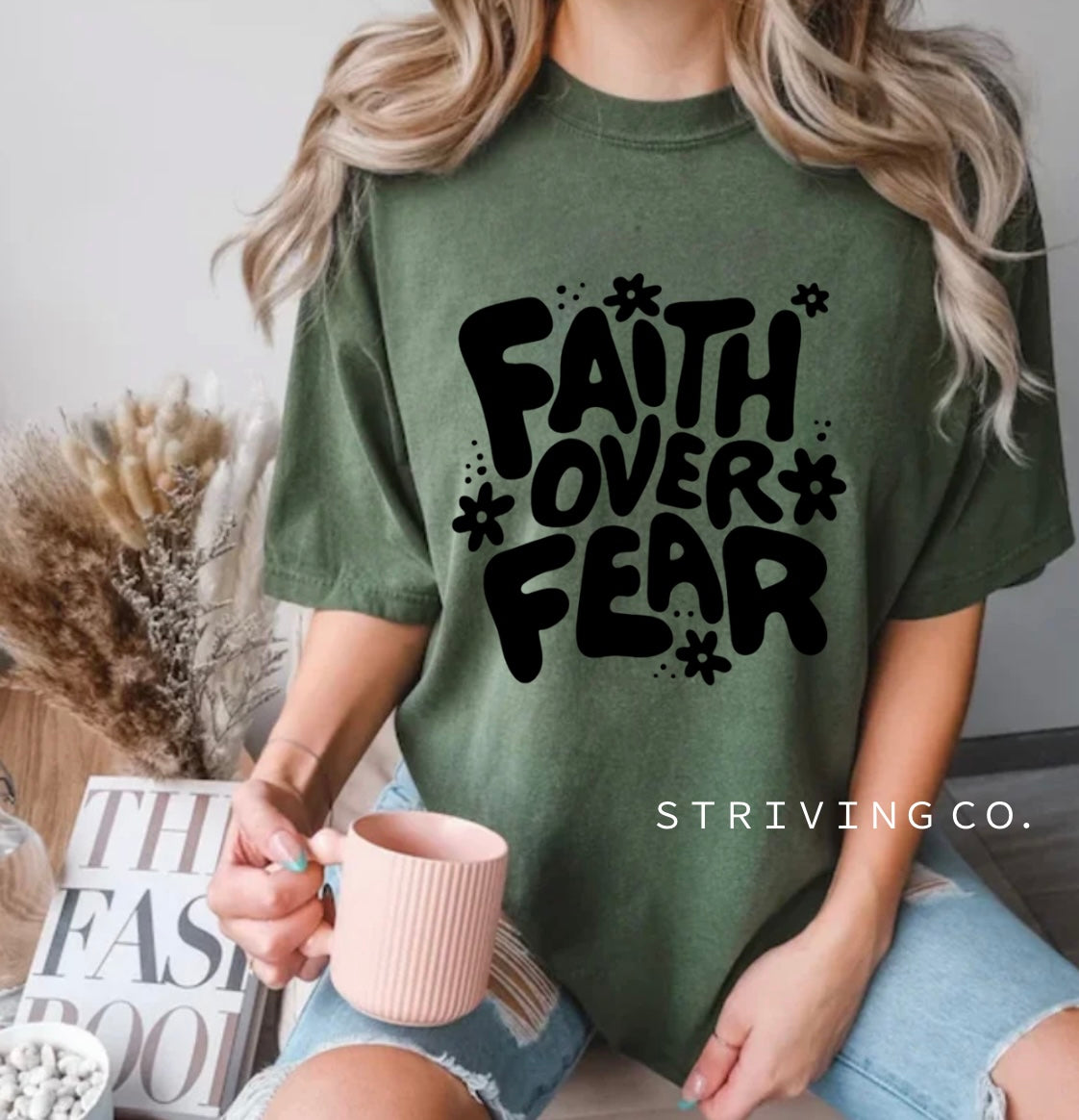 Faith over fear tee