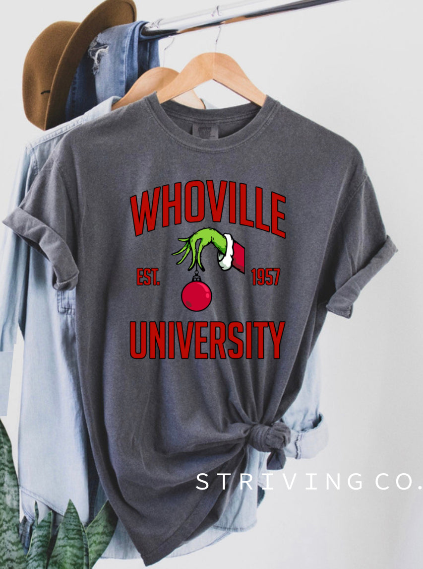 Whoville university tee