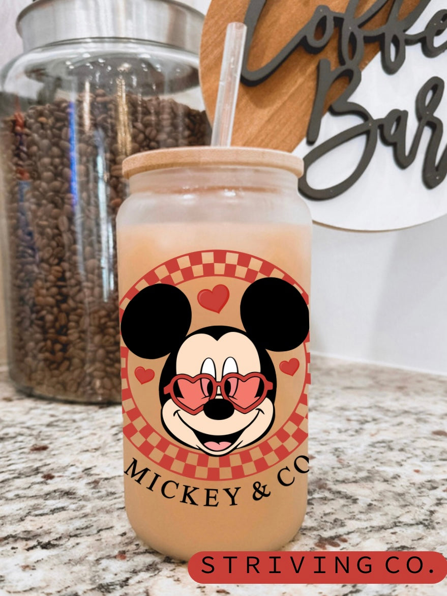 Minnie + Mickey cup