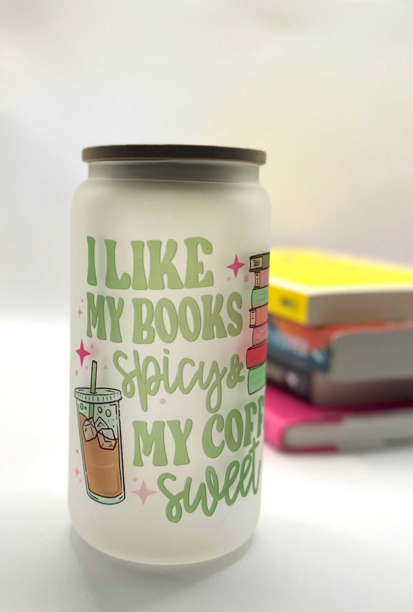 I like my books spicy and my coffee sweet cup