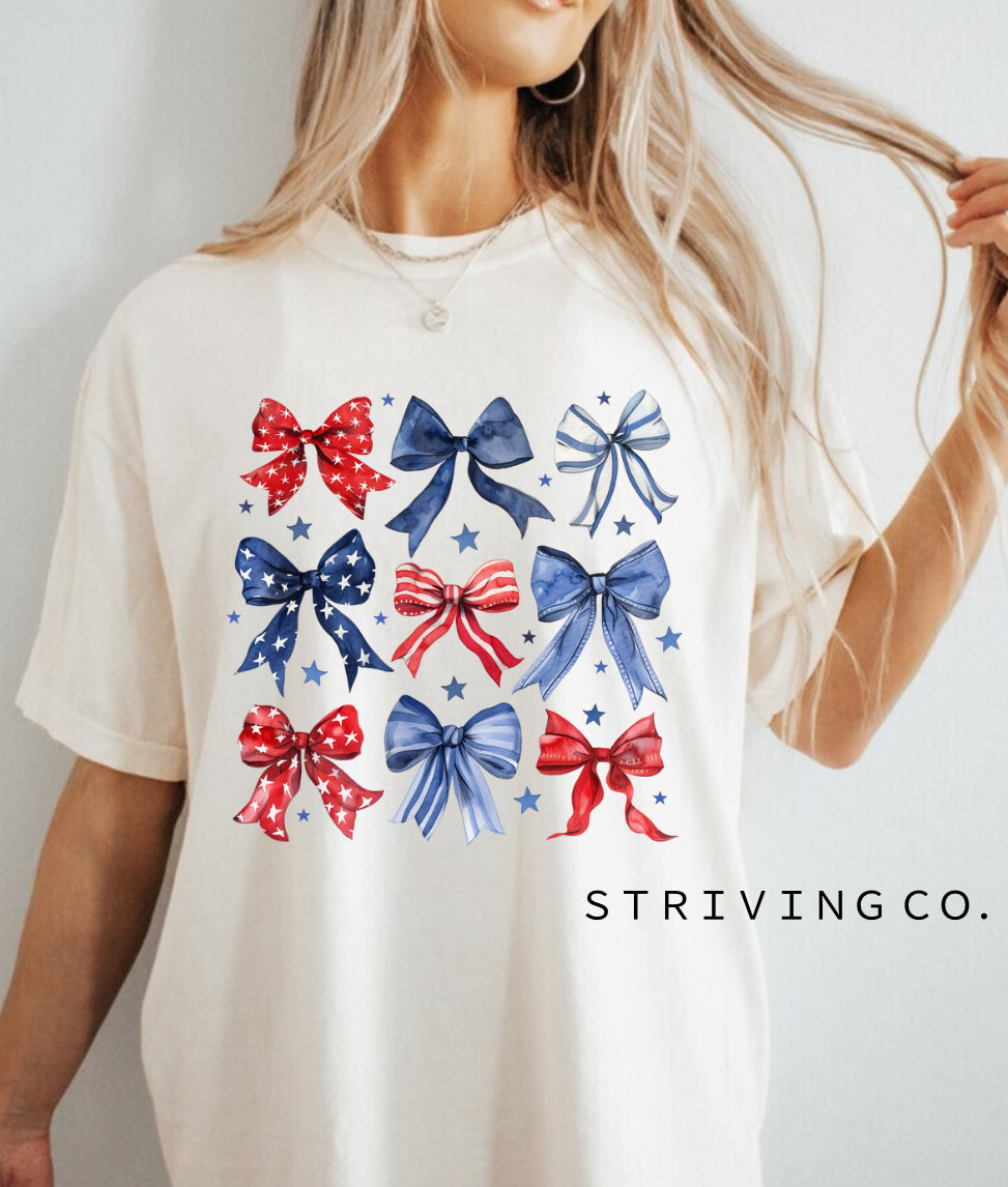 Patriotic bows