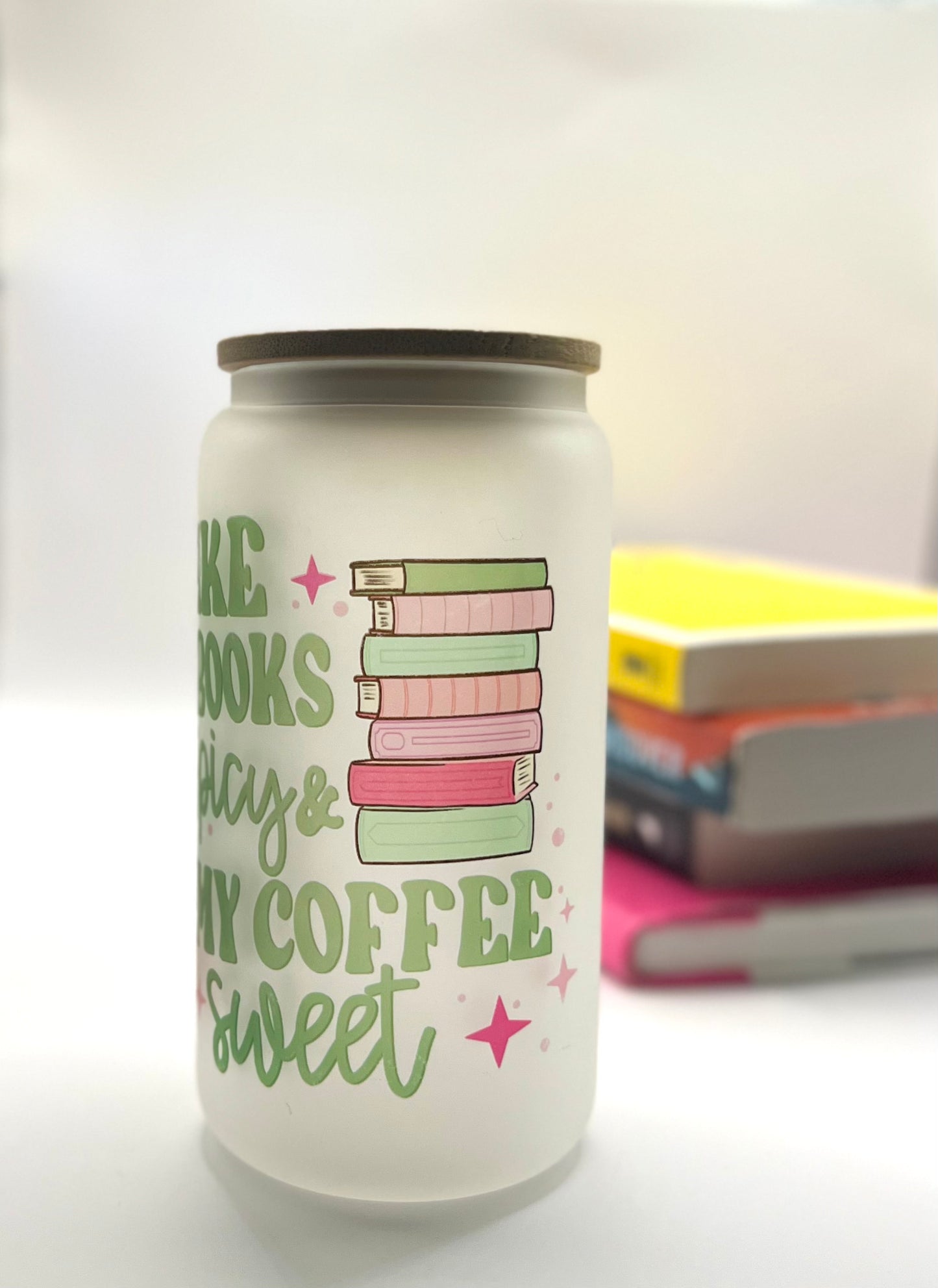 I like my books spicy and my coffee sweet cup