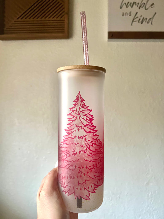 Pink tree cup