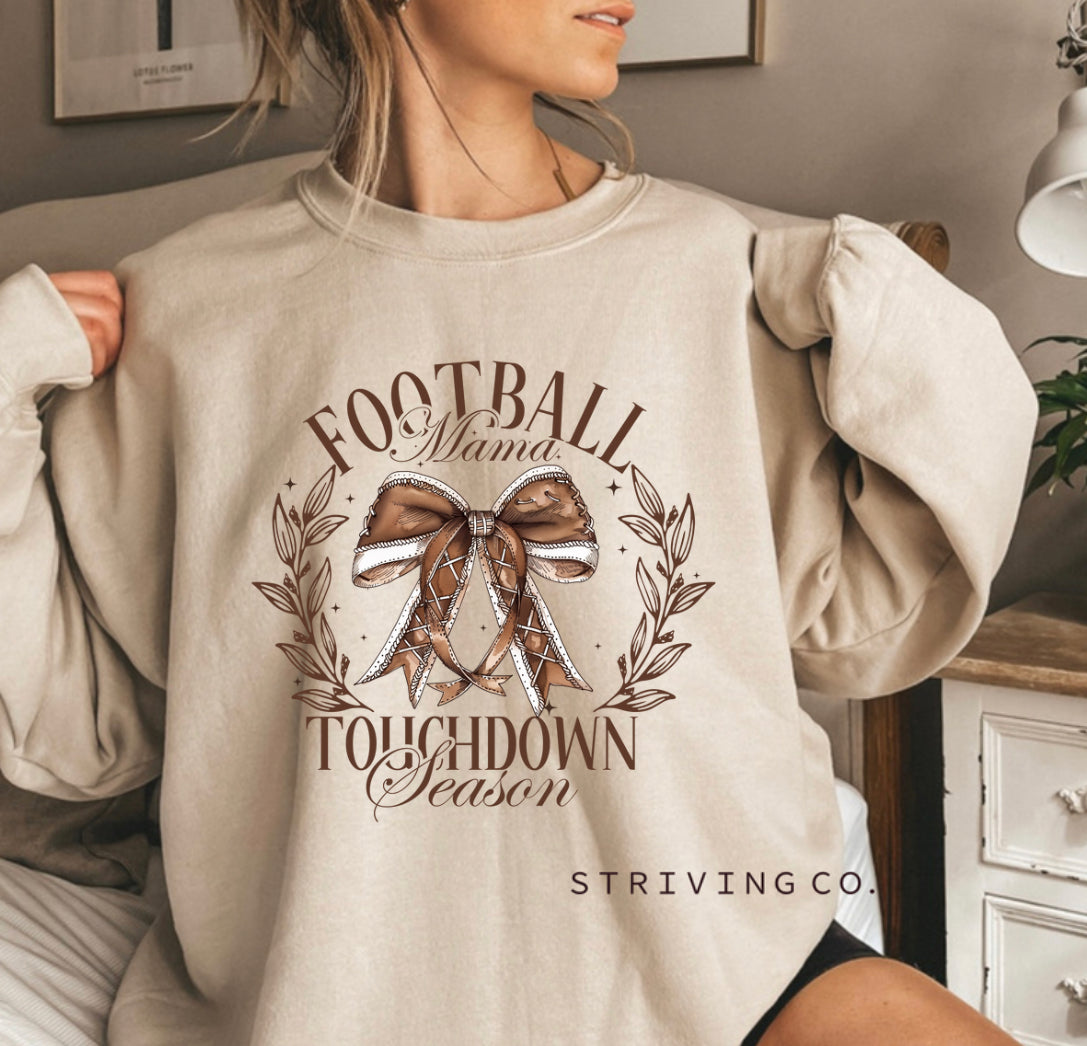 Football mama crewneck