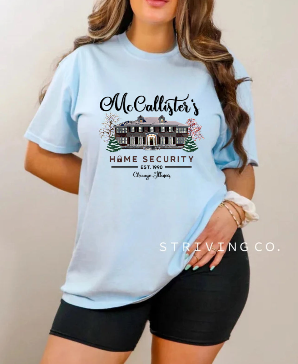 McCallister’s home security tee