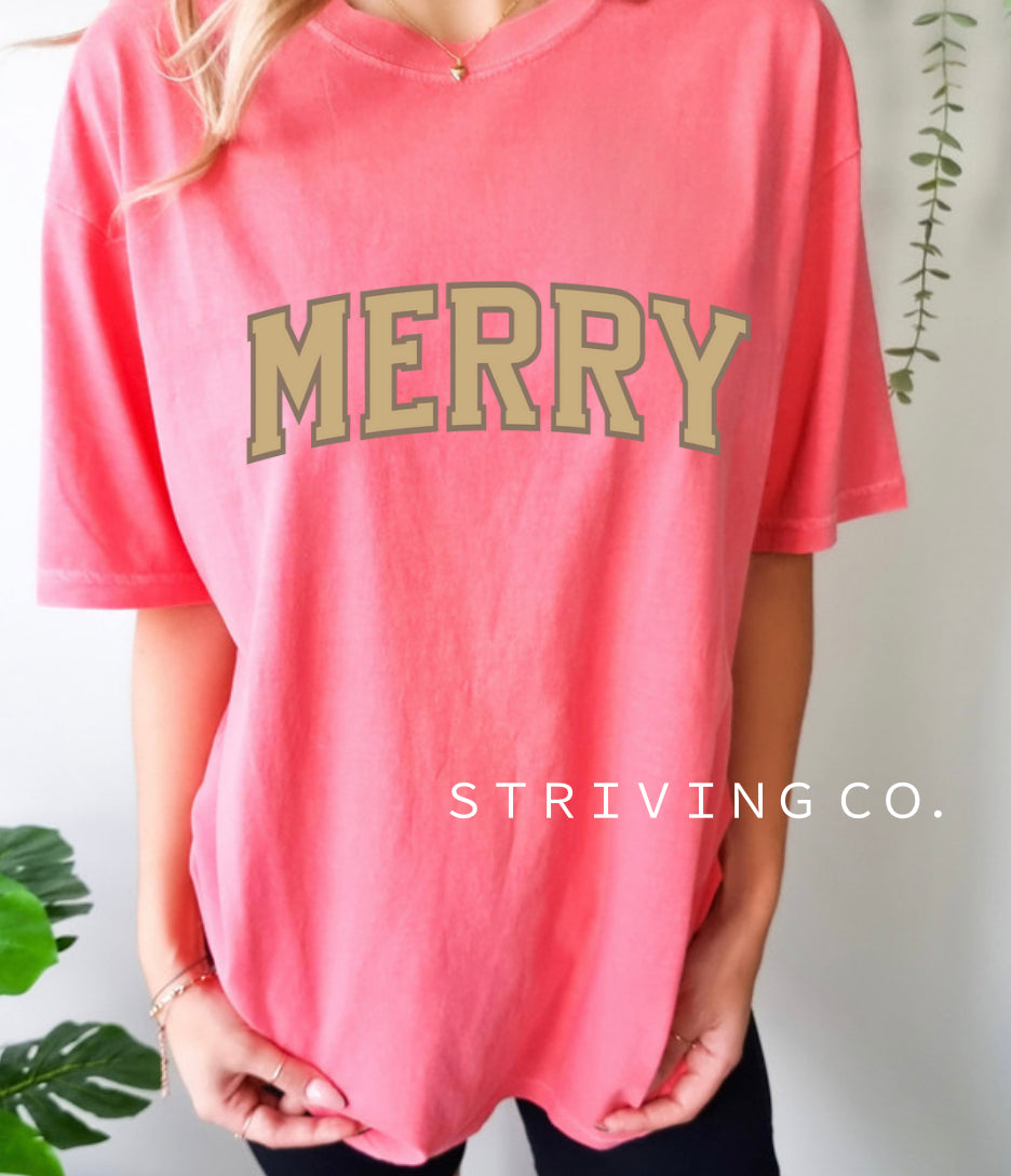 MERRY tee