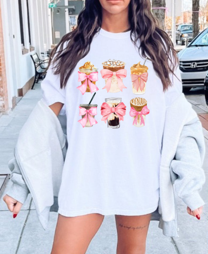 Ice coffee girly tee