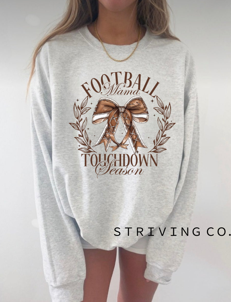 Football mama crewneck