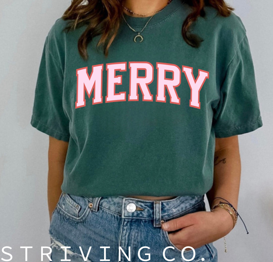 MERRY tee