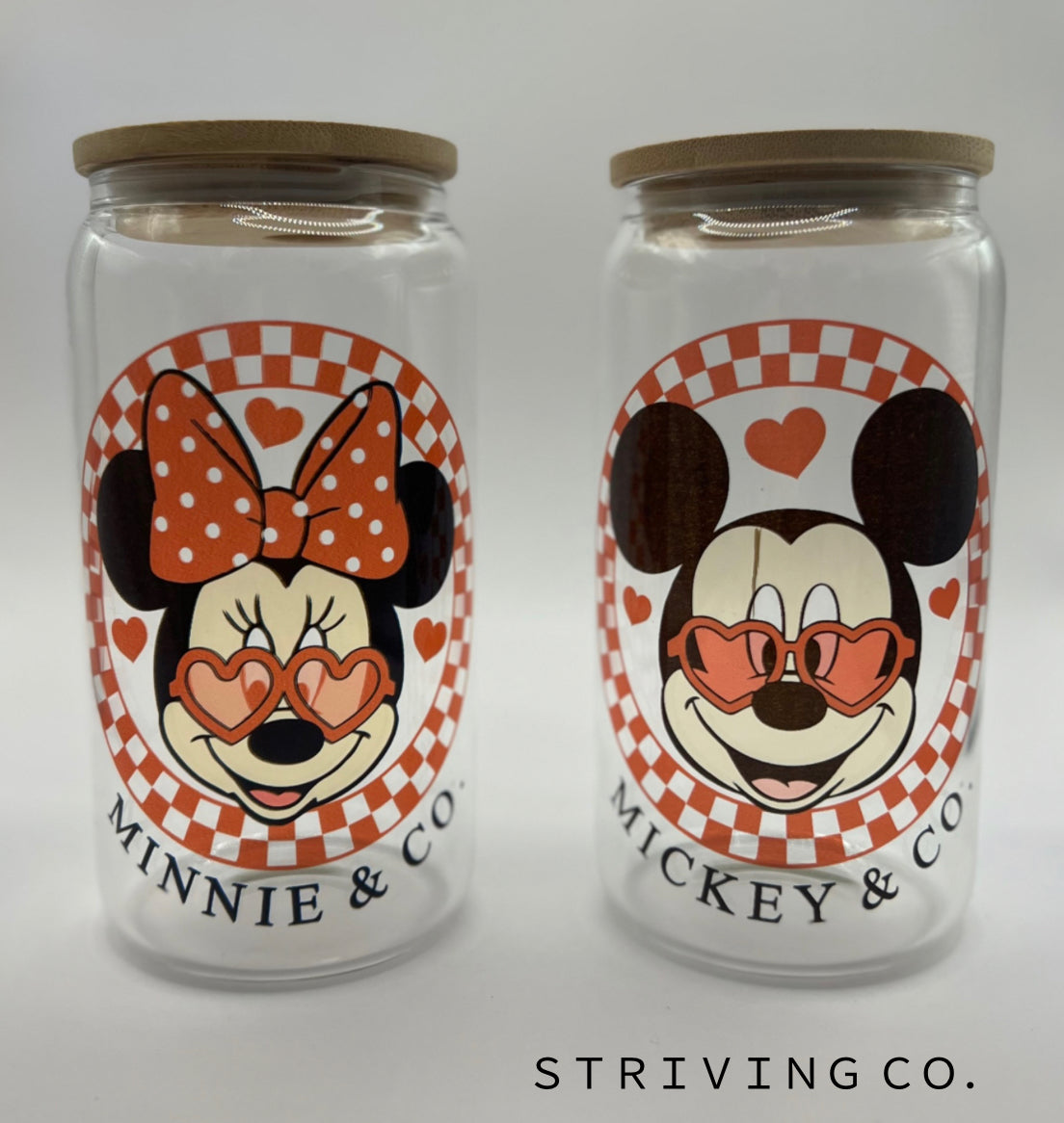 Minnie + Mickey cup