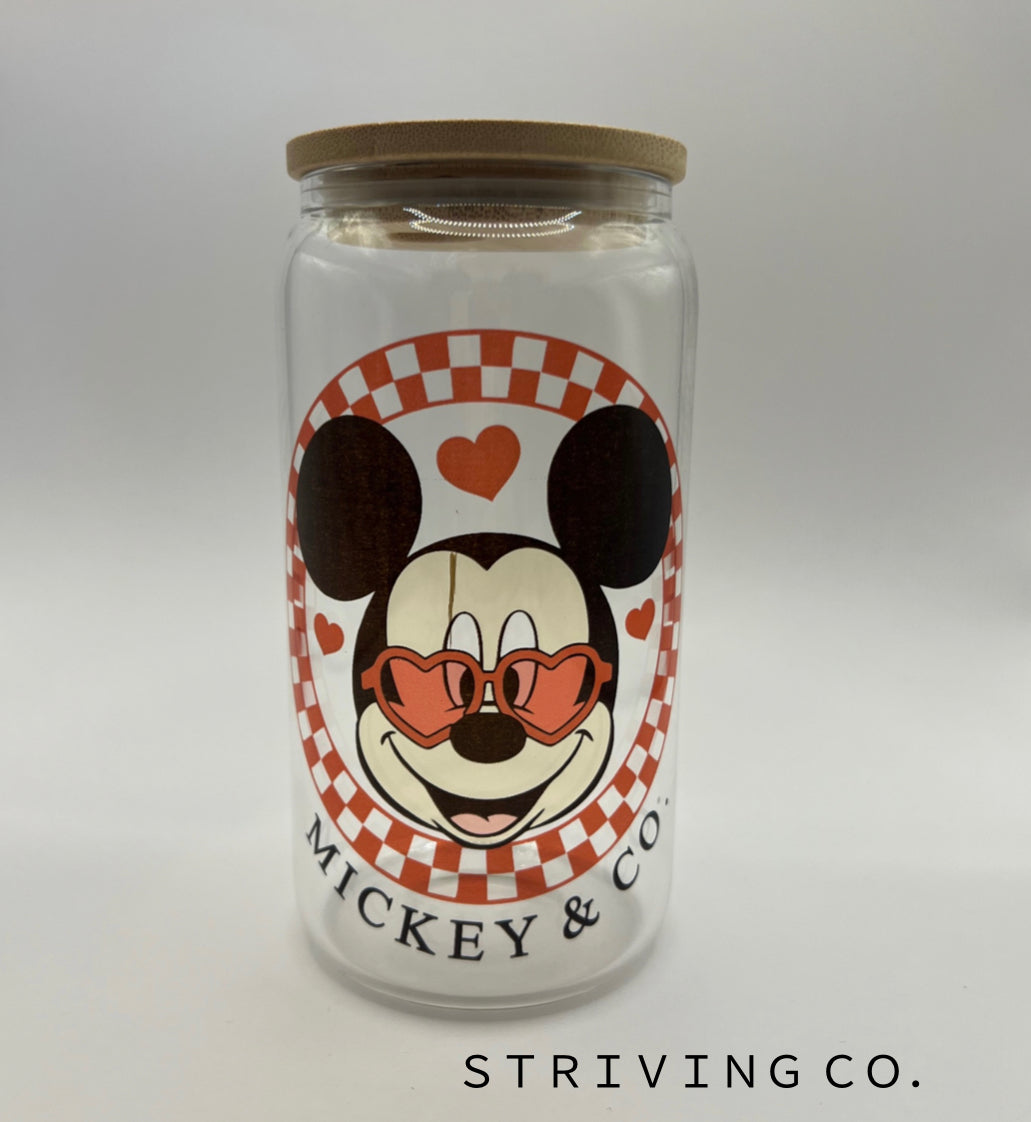 Minnie + Mickey cup