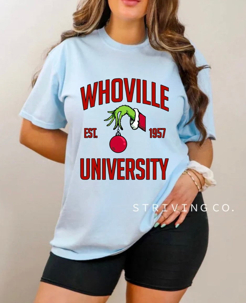 Whoville university tee