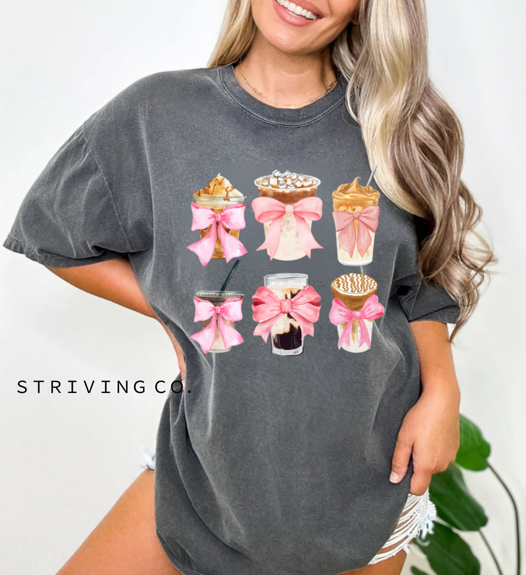 Ice coffee girly tee