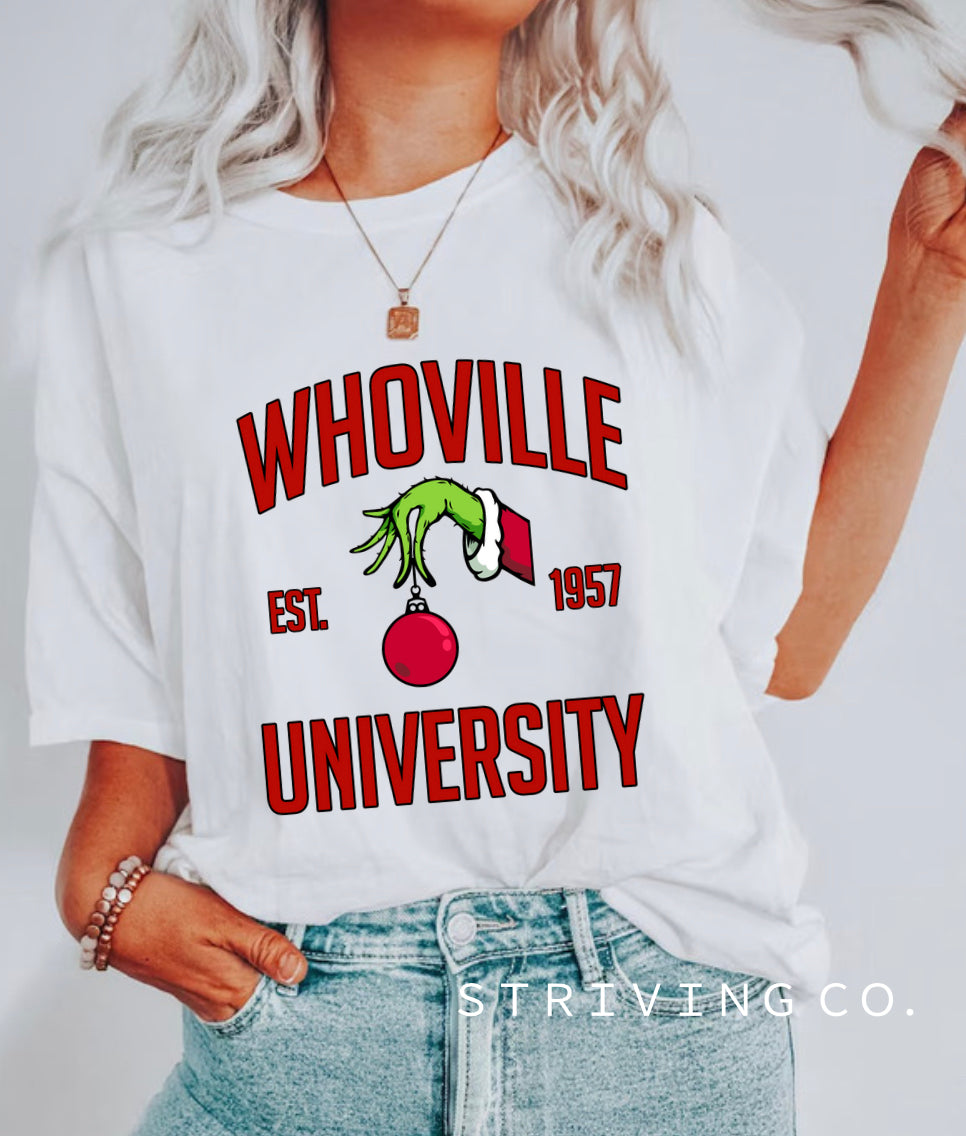 Whoville university tee