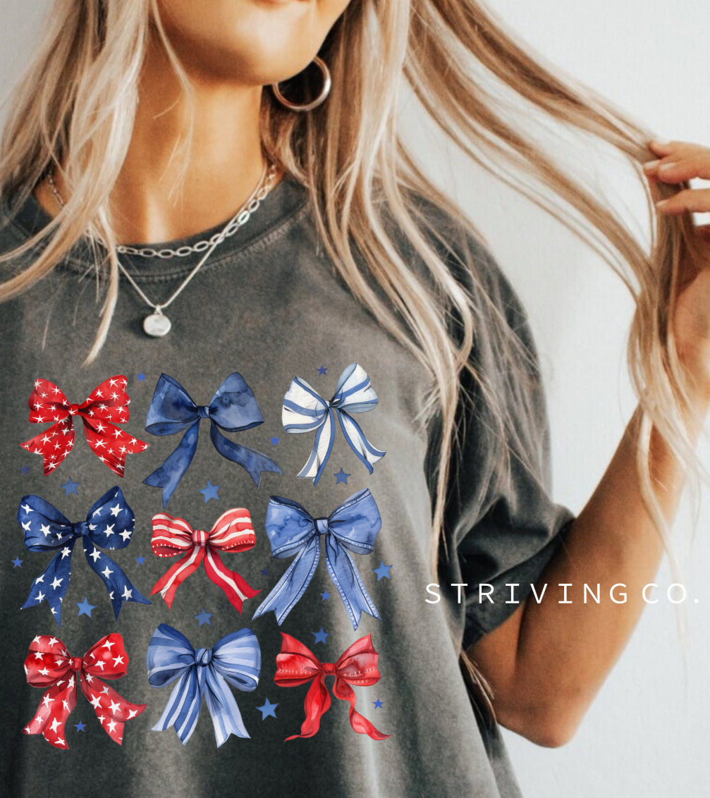 Patriotic bows