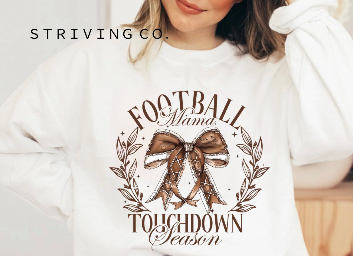 Football mama crewneck