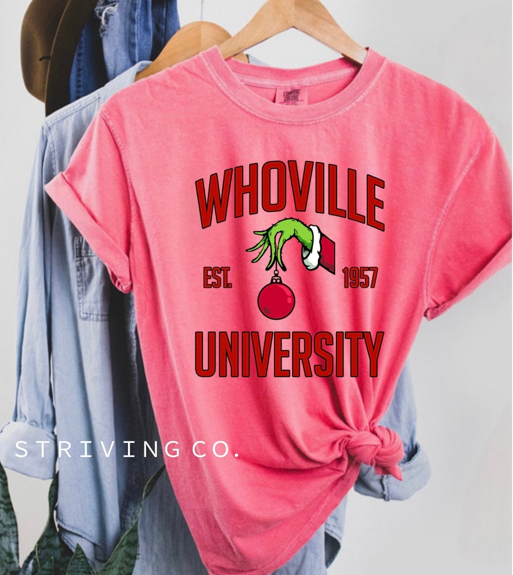 Whoville university tee