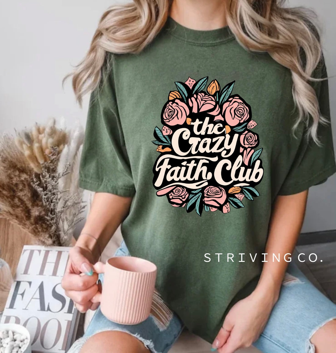 Crazy faith club tee