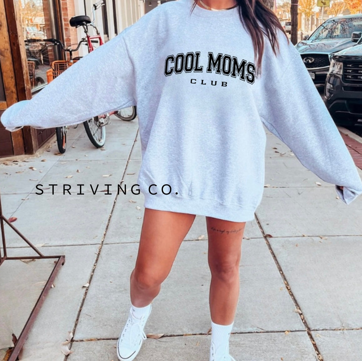 Cool moms club crewneck