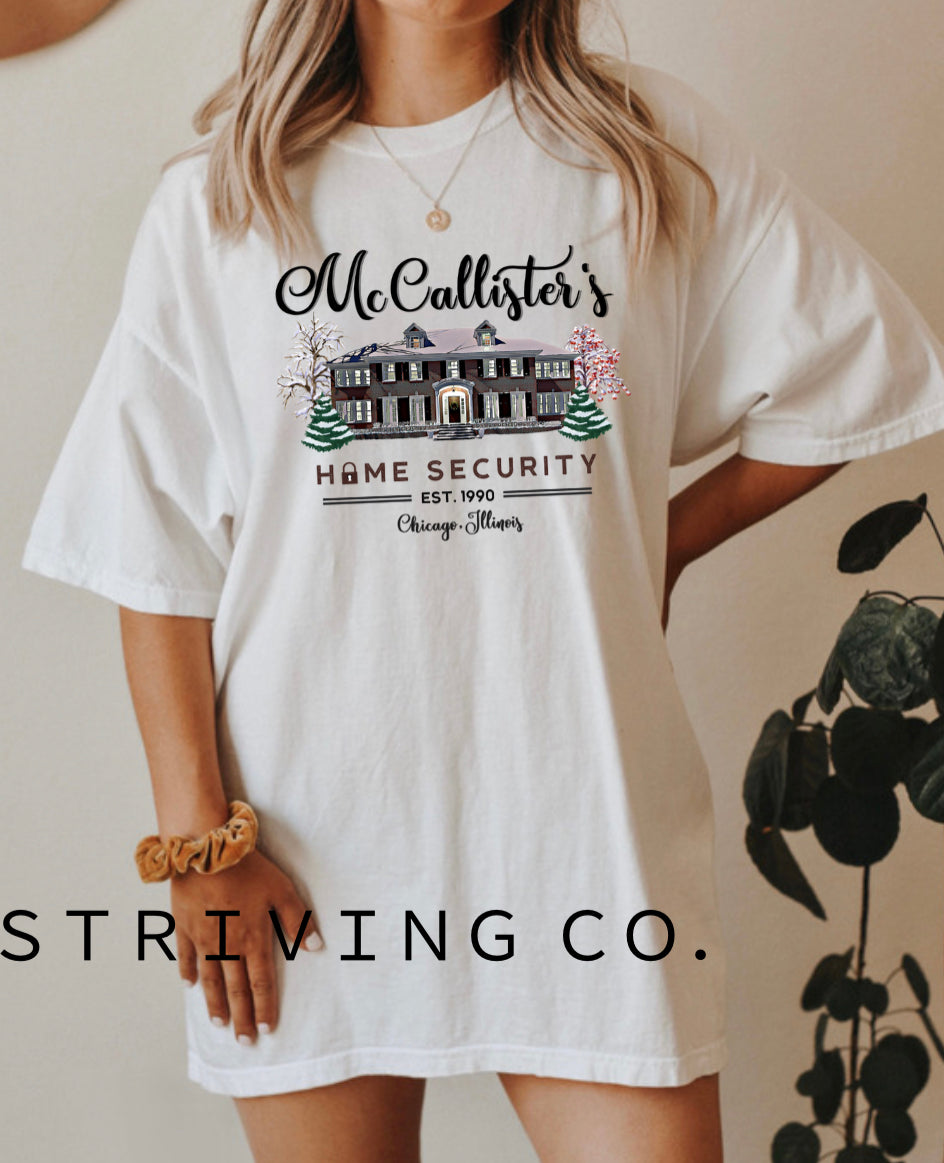 McCallister’s home security tee