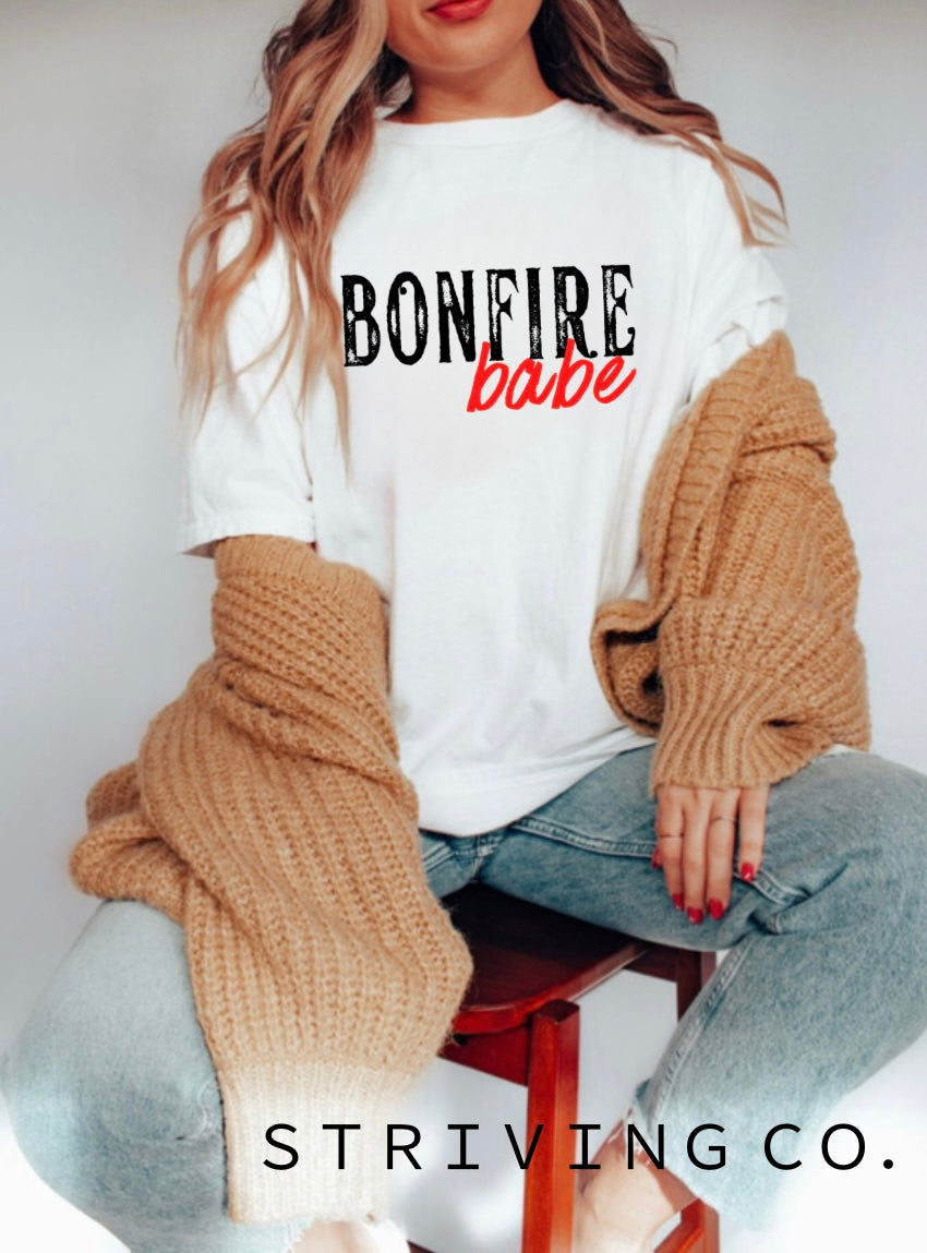 Bonfire babe tee