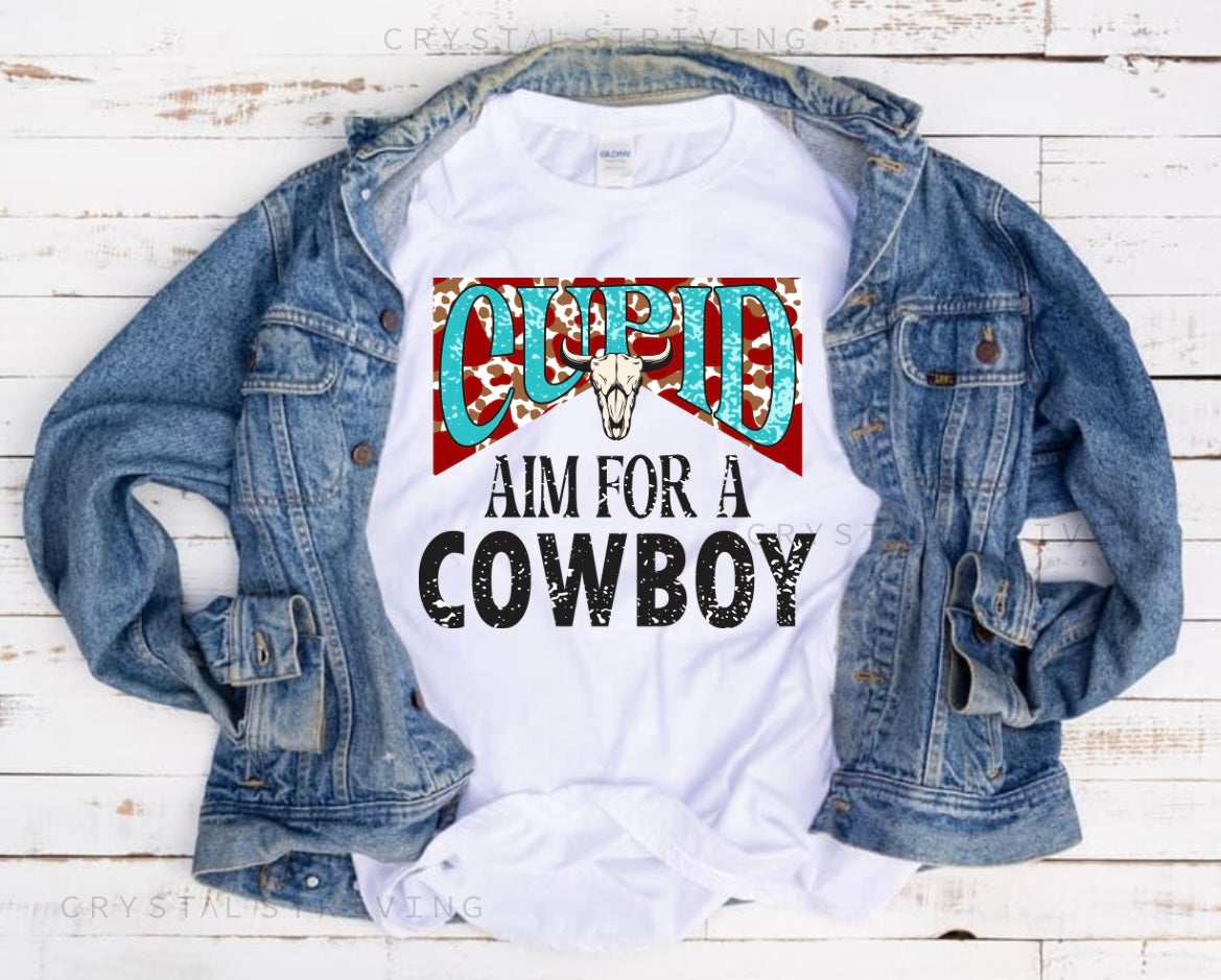 Cupid aim for a cowboy