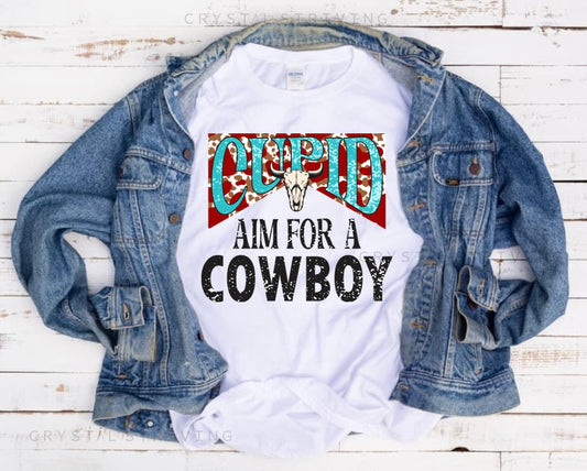 Cupid aim for a cowboy